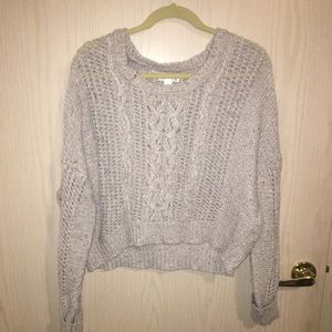 Cropped sweater